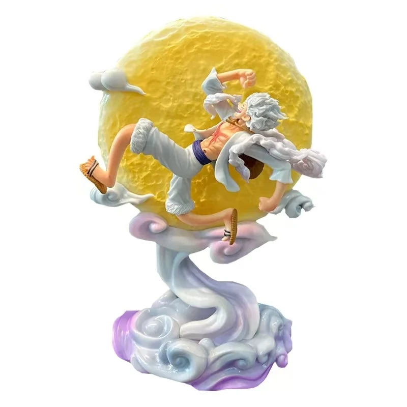 One Piece: Gear 5 'Moonlight Nika' Luffy – 16cm Glow-Base Action Figure"