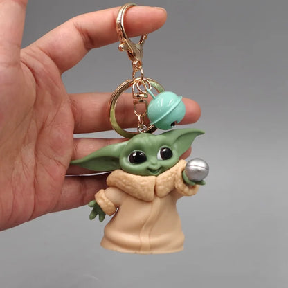 Cute Baby Yoda Keychain