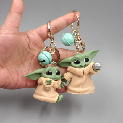 Cute Baby Yoda Keychain
