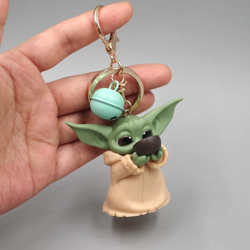 Cute Baby Yoda Keychain