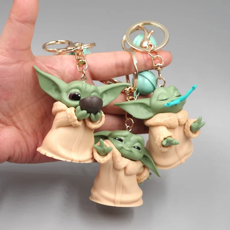 Cute Baby Yoda Keychain