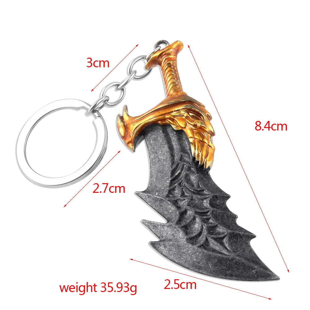 God of War Dragonfang Blade Keychain