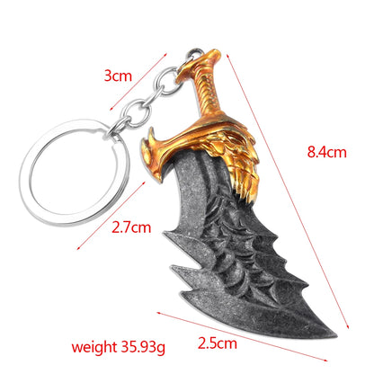 God of War Dragonfang Blade Keychain