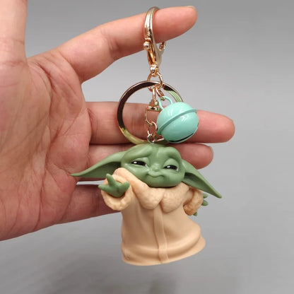 Cute Baby Yoda Keychain