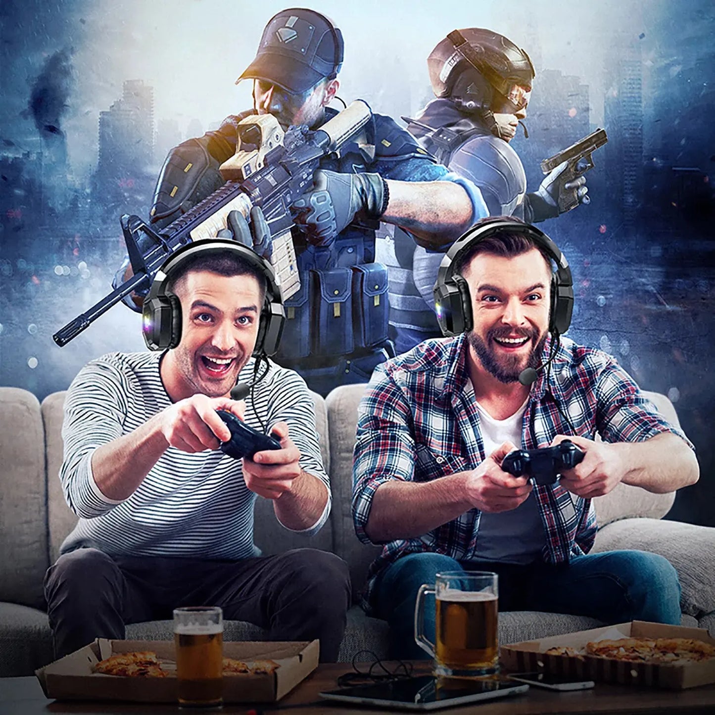 Onikuma Neon Battle Set