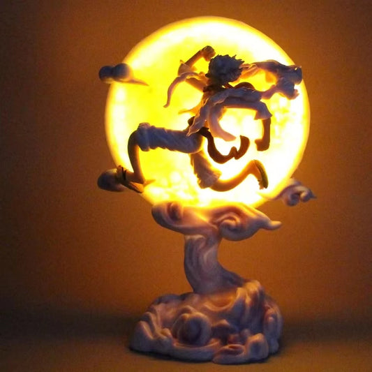 One Piece: Gear 5 'Moonlight Nika' Luffy – 16cm Glow-Base Action Figure"