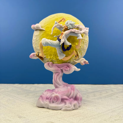 One Piece: Gear 5 'Moonlight Nika' Luffy – 16cm Glow-Base Action Figure"