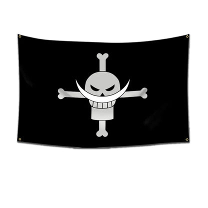 One Piece Jolly Roger Flag Set – Official Pirate Crew Wall Decor