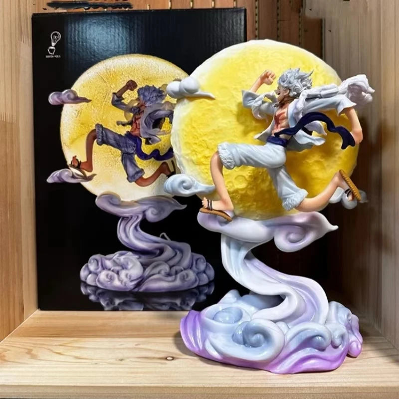 One Piece: Gear 5 'Moonlight Nika' Luffy – 16cm Glow-Base Action Figure"