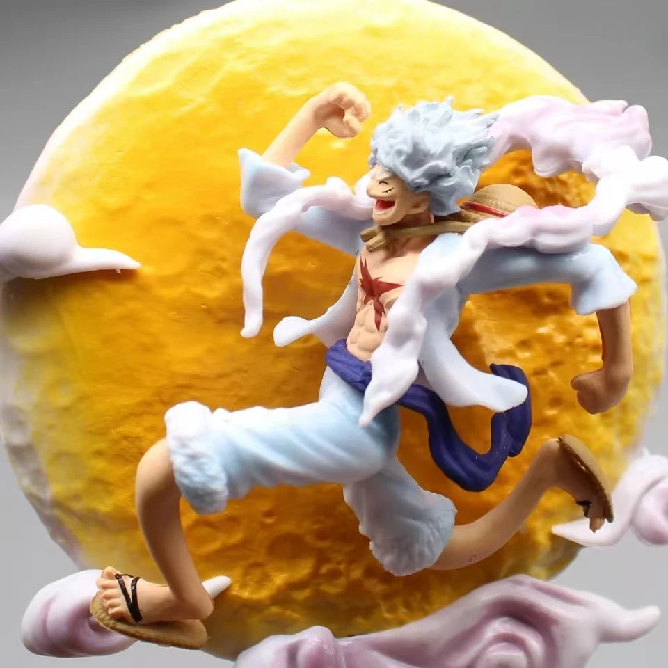 One Piece: Gear 5 'Moonlight Nika' Luffy – 16cm Glow-Base Action Figure"
