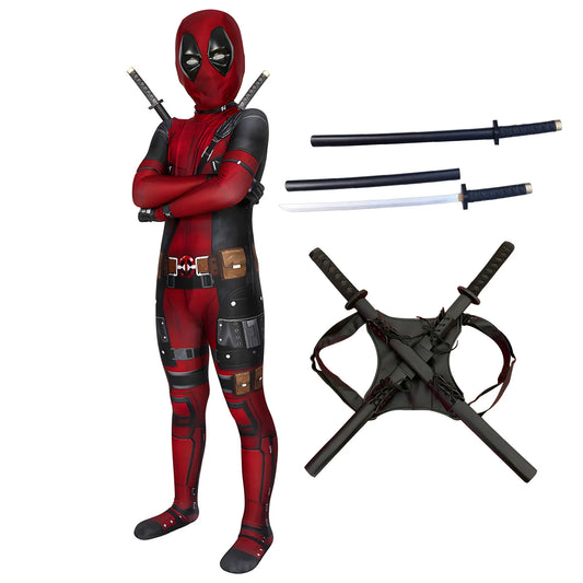 Deadpool Costume Kids Child