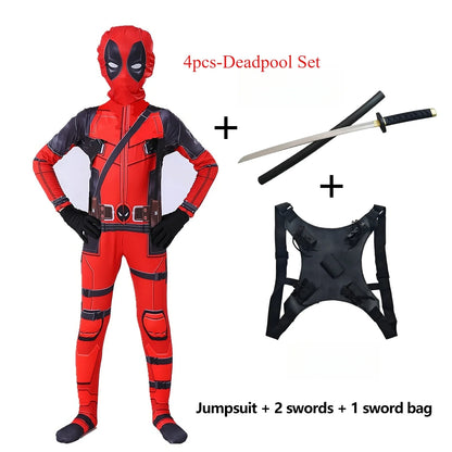 Deadpool Costume Kids Child